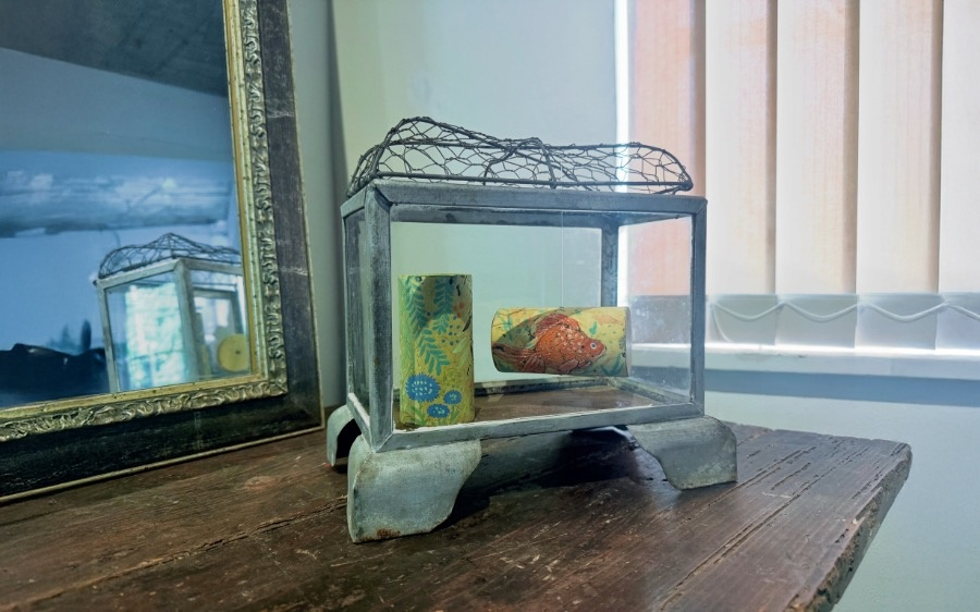 AKIBA Mayuko Solo Exhibition 『Walking tropical fish』has finished.