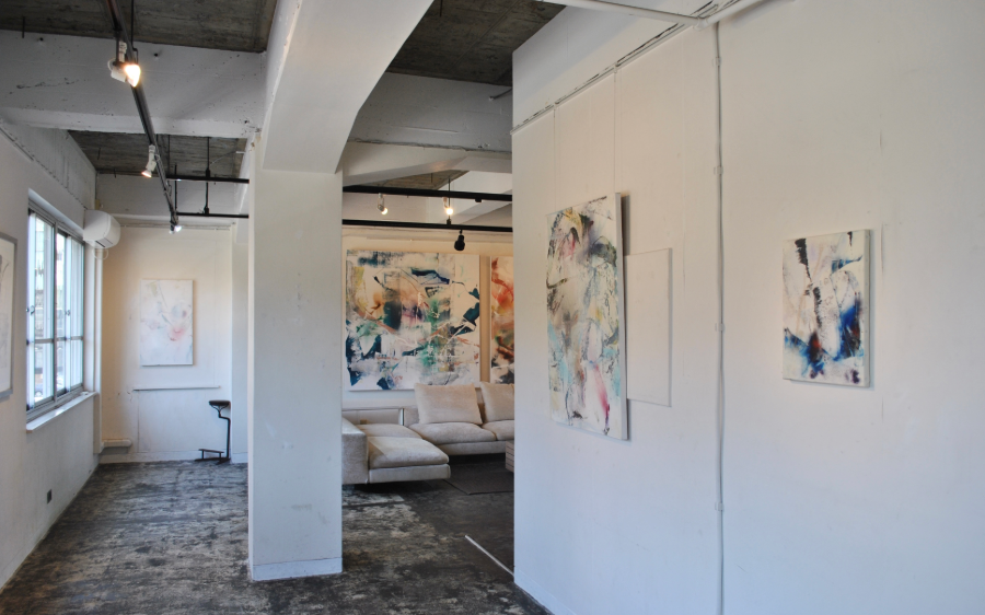 Taku Ibuki Solo Exhibition is being held now.